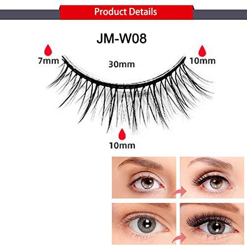 Lifuncren 2 Paia Ciglia Finte Autoadesive 3D