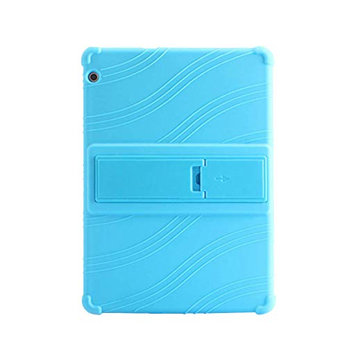 Yudesunyds �P�[�X for Huawei MediaPad T3 10 AGS-W09 9.6 �C���` �^�u���b - �X�^���h �V���R�[�� �_�炩�� �V�F�� �h���b�v �S�� �ی삷�� �J�o�[