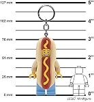 LEGO Keychain Light - Hot Dog Man - 7.6 cm Tall Figure (KE119H)
