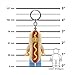 LEGO Minifigures Banana Guy & Hot Dog Man Keychain Light Bundle