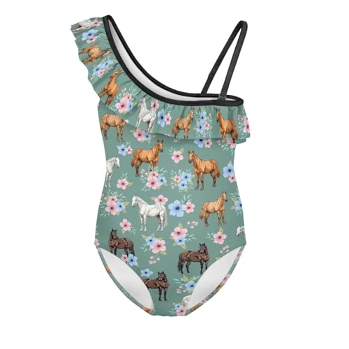 Yzaoxia One Piece Swimwear for Girls Swimsuits Kids Beach Bathing Suit 3-14Y