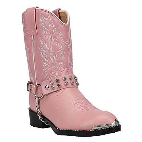 Durango Lil' Pink N Chrome BT568 Western Boot (Toddler/Little Kid/Big Kid)2