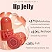 Buatkontly Hezhuang Lip Jelly, Tinted Hydrating Lip Gloss, Long Lasting Jelly Texture Moisturising, High Shine Non-Stick Gloss Lip Makeup (#03)