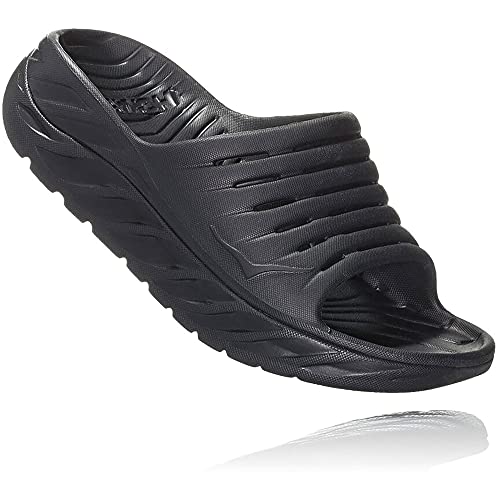 Hoka One One Womens ORA Recovery Slide 2 Black/Black Sandal - 6