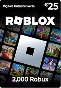 Roblox-Geschenkgutschein |2,000 Robux Guthaben | inklusive exklusivem virtuellem Item| Digital Code für Smartphones, Computer, Tablets, Xbox One, Xbox Series X|S, Oculus Rift et HTC Vive)