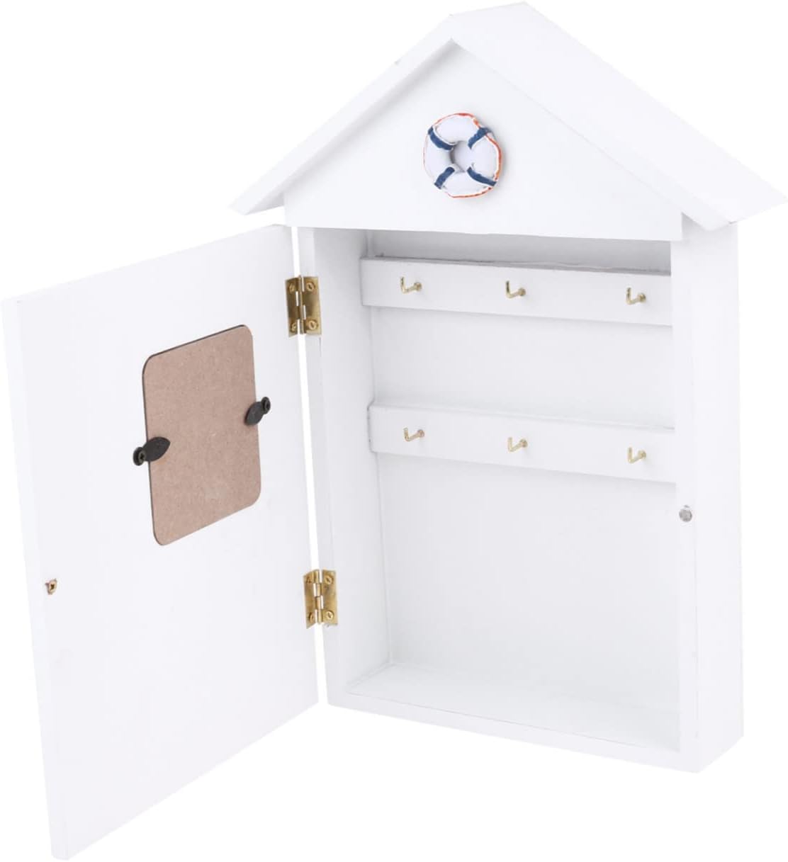1pc Nautical Outdoor Decor Key Organizer Wall-Mounted Key Box for Entryway