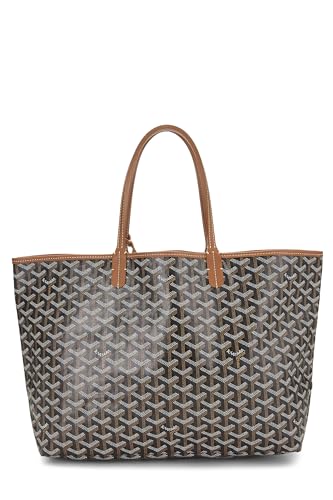 Goyard, Pre-loved Black Goyardine Canvas Saint-Louis PM, Brown
