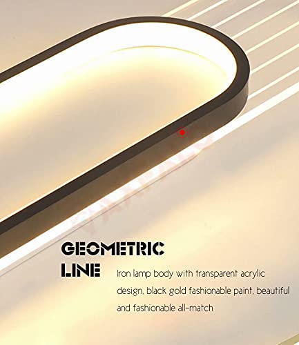 Lustre plafonnier LED dimmable en métal au design artistique