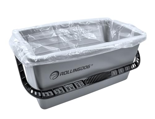 ROLLINGDOG Farbeimer Einsatz Auskleidungen – 5 Stück Verwendung mit 45,7 cm Farbeimer,leicht zu reinigen und zu ersetzen