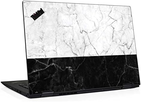 Skinit Decal Laptop Skin Compatible with Thinkpad X1 Yoga (3rd Gen 2018) - Officially Licensed Originally Designed Marble Split Design