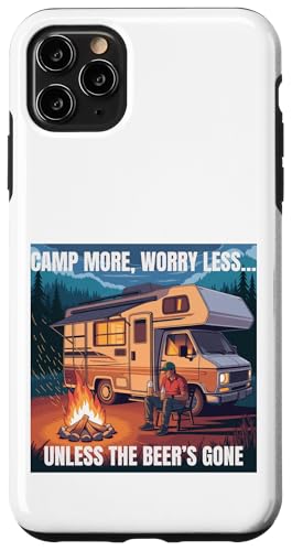 Camp More Less Worry �L�����v �r�[���t�� �A�E�g�h�A �y���� �X�}�z�P�[�X iPhone 11 Pro Max �p