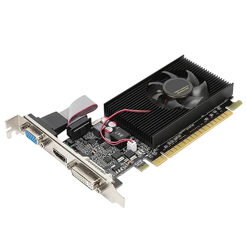 Scheda Grafica GT730 da 2 GB, DDR3, 64 Bit, PCI Express 2.0, 810/1200 MHz, Scheda Video per PC Desktop, Supporta API 3D DirectX 11