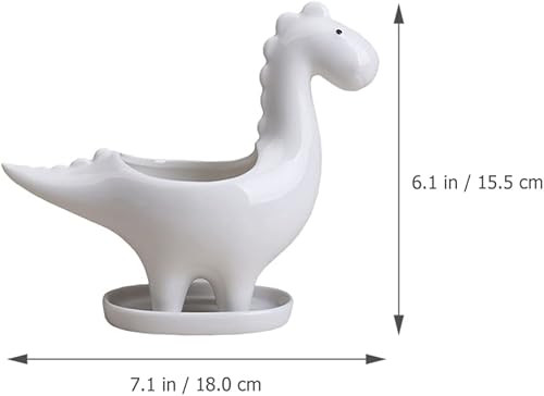 Miniatura 7 de Maceta pequeña de dinosaurio para el hogar, maceta decorativa para suculentas, maceta adorable para animales, maceta decorativa para animales,