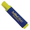 artline HiLine Highlighter Pens, YELLOW, Pack of 1, Chisel Tip (1-5.0mm), Quick Dry, Ergonomic Shape, School Office Home Fluorescent Highlighter Markers #2
