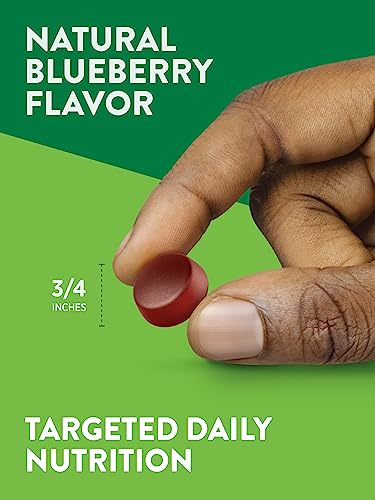 Mens Multivitamin Gummy | 70 Count | Vegetarian, Non-Gmo, Gluten Free | With B12, D3, Zinc | Blueberry Flavor | By Nature's Truth #TOP3