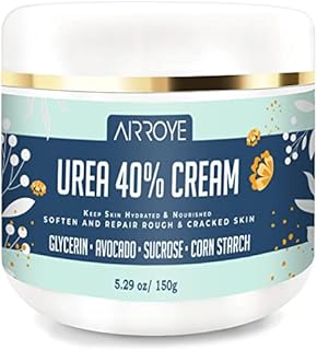 Urea 40% Foot Cream, Foot Cream for Cracked Heels and Dry Skin, Callus Remover For Feet, Knees& Elbows  Natural Moisturizes Nourishes Softens Dry, Rough, Cracked, Dead Skin. 5.29OZ