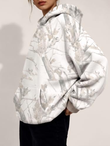 Image of Trendy Queen Women Oversized Hoodies Fall Outfits | Gentle Skin Feel, Aesthetic Drop Shoulder, Large Kangaroo Pocket, Seamless Daily Outfit Match