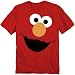 Sesame Street Elmo Face T Shirt & Exclusive Stickers (Medium)