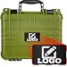 Eylar Protective Gear and Camera Hard Case Water & Shock Proof With Foam 13.37 inch 11.62 inch 6 inch OD Green