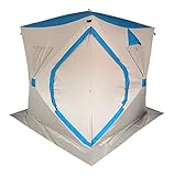 tent Pop-Up Ice Fishing Shelter 3-4 Person Portable Ice Shanty Tent for 3-4 Person Ice Fishing Tent