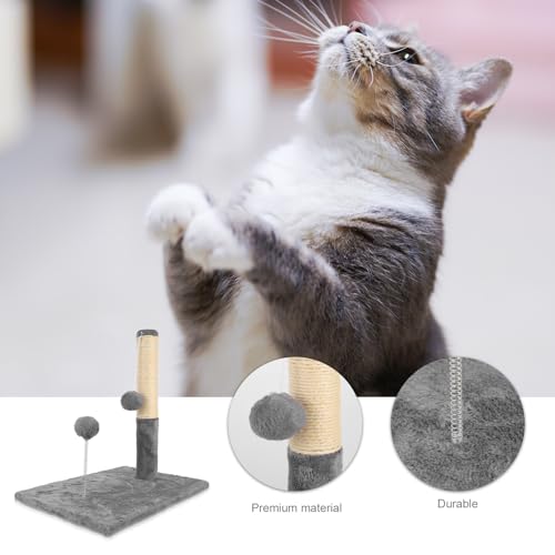 Rascador vertical para gatos Cabilock gris resistente miniatura 3