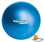Bremshey 17AMZFU134 Bola de Gimnasio, Unisex Adulto, Azul, 55 cm