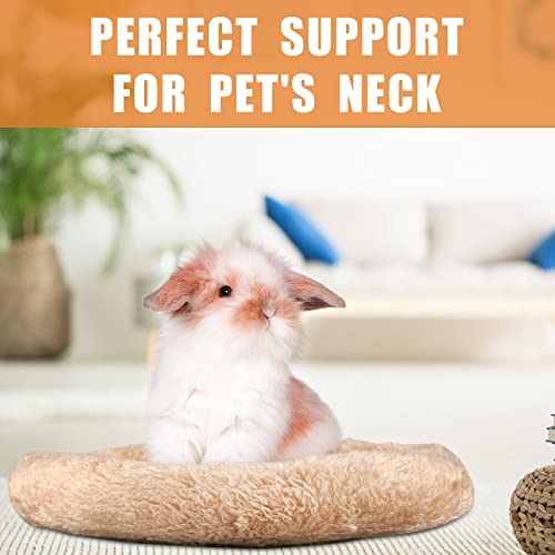 Hmbgsfd 2 Pack Guinea Pig Bed, Calming Rats Bed, Round Donut Washable Small Animals Bed, Anti Anxiety Pet Fuzzy Bed For Guinea Pig, Hamster, Ferret, Squirrel, Chinchilla, Turtle And Bearded Dragon #TOP3