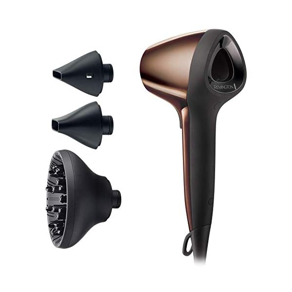 Descubre la mejor manicura y pedicura de LugoPulsa aqui 👈🏼 y pide cita Remington-Secador-de-Pelo-Air-3D-Flujo-de-Aire-3D-Ionico-Cabello-Sin-Encrespamiento-1800-W-2-Concentradores-1-Difusor-3-Temperaturas-2-Velocidades-Gancho-Para-Colgar-Bronce-D7777