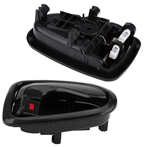 OVAQUIXI Car Left Right Interior Inner Door Handle for Accent 2000 2006 Black Easy Install Sturdy Comfortable Touch Feeling 12.7 * 8.2cm (Right)