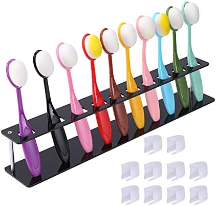 10 Pack Crafting lnk Blending Brushes Blending Paper Craft Background Blender Painting 5/10 Holes Brush Holder Rack Protective Covers Drawing Painting Brushes Flat Kit Ink Application Tools