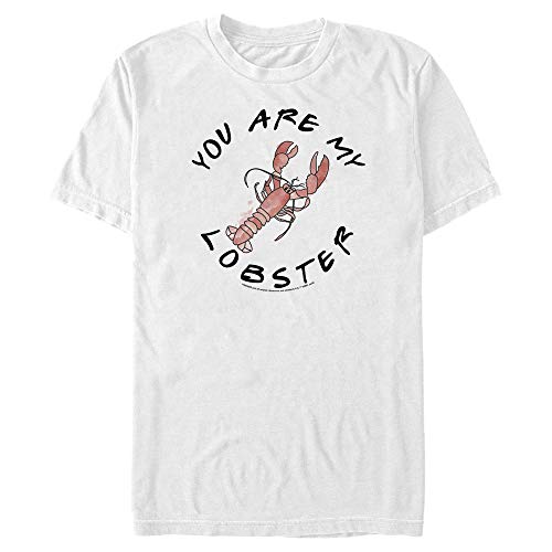 Warner Bros. Men's You are My Lobster T-Shirt, White, Medium