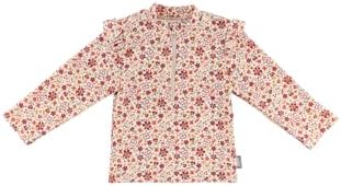 Sterntaler Mädchen Badeshirt Langarm Blumen Schwimmshirt-Set
