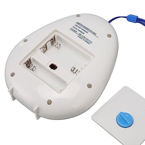 Tragbares AM FM Duschradio, Wasserdichtes Kabelloses Badezimmer FM Radio mit Eingebautem Lautsprecher, Batteriebetriebenes Digitalradio mit Trageband
