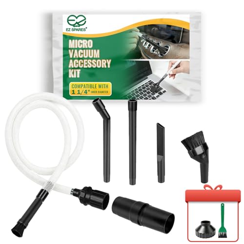 EZ SPARES Micro Cleaning Nozzle Kit,Micro Vacuum Attachment,Universal Vacuum Cleaner Attachment,Mini...
