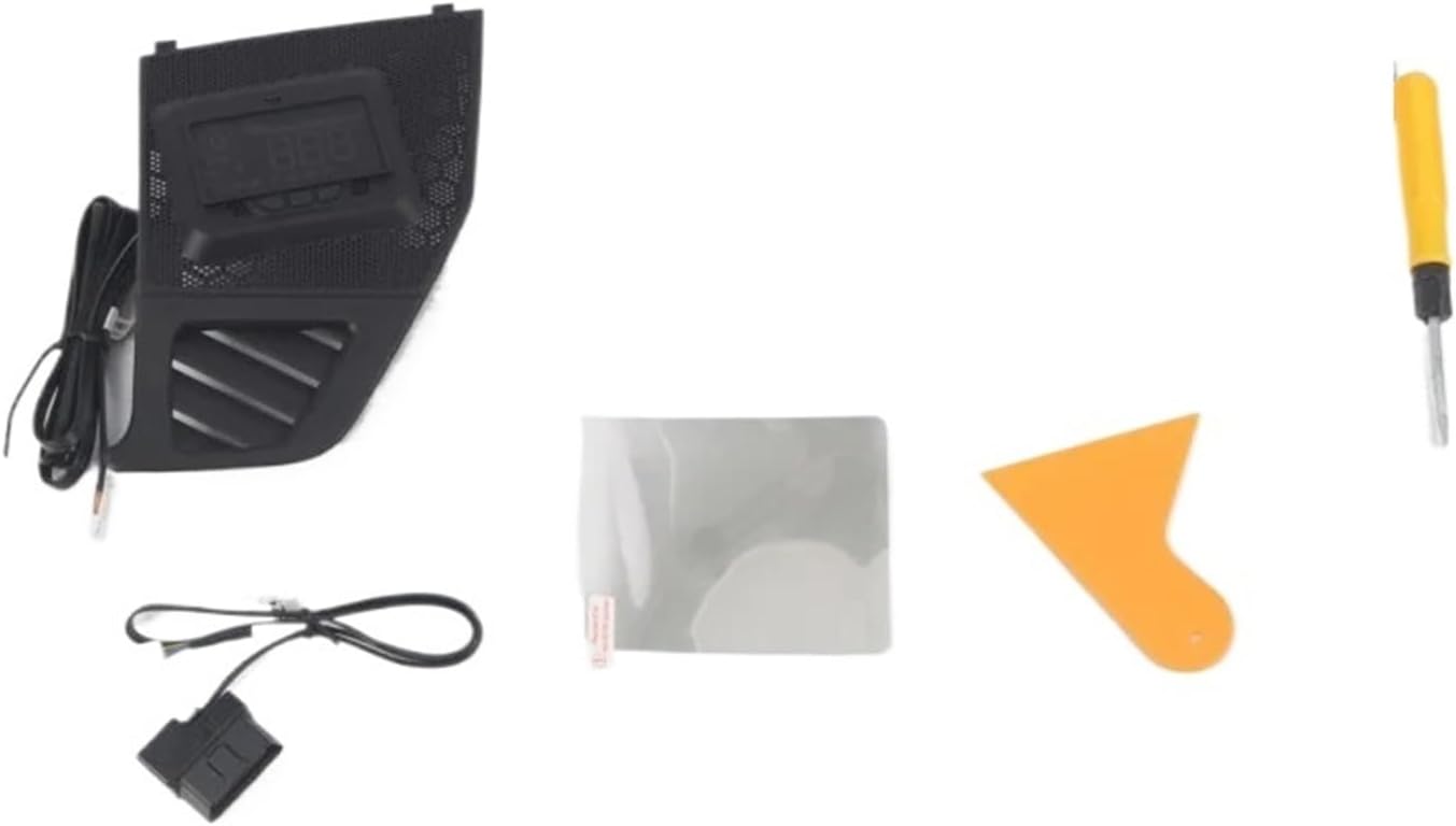 Intelligent Night Vision Mode LHD! Fit for Toyota Tacoma 2016-2023 Car Accessories ABS Head Up Display HUD Black 1 Set Safer Driving at Night(2018-2023 Year)