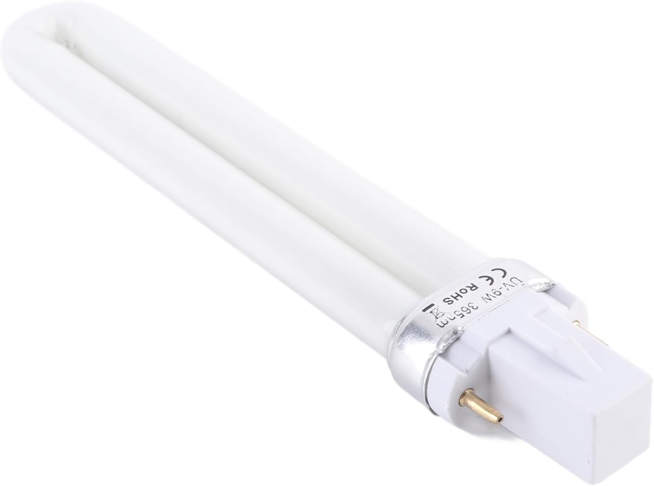 YUYTE Replacement Light Bulb Tube, 9W U-Shaped Electronical 365nm Lamp Bulb for Nail Art Dryer Lamp Light