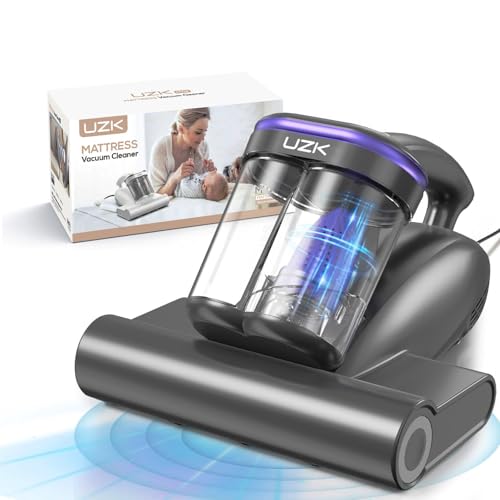 UZK Mattress Vacuum with UV-C Light, Heat & 16kPa Suction