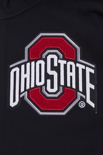 Image of Pro Standard Mens College Classic Chenille Cotton Double Knit Full Zip Hoodie