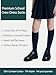 COTTON DAY Kids Girls Knee High School Uniform Dress Socks Seamless Toe 3 Pack 8-10 Years Navy L (10)