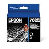 EPSON T702 DURABrite Ultra Ink High Capacity Black Cartridge (T702XL120-S) for select Epson WorkForce Pro Printers