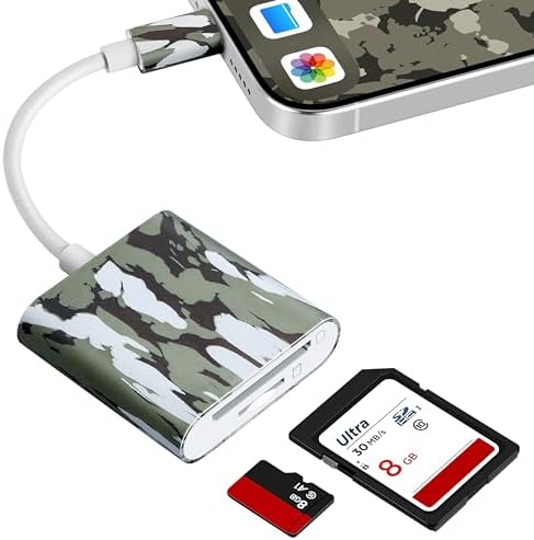 Trail Camera Viewer, Game Camera SD Card Reader for Hunters to View Images and Videos for iPhone 15 or Later and Android (USB-C)