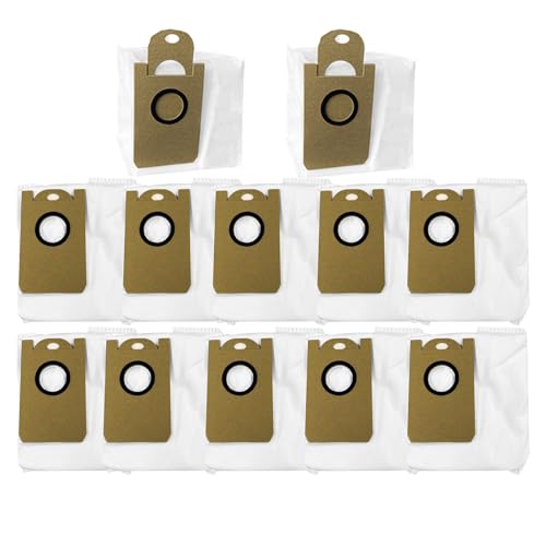 Replacement Dust Bags For Honiture Q6: For Q6 pro/Q6 SE Vacuum Cleaner Robot Accessories kit,Large Capacity Dust Bags, 12pack