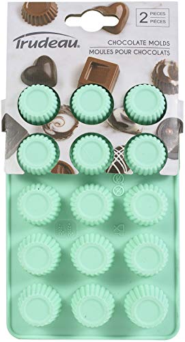 Molde de silicona para cupcakes y chocolates en pack de 2 unidades 2