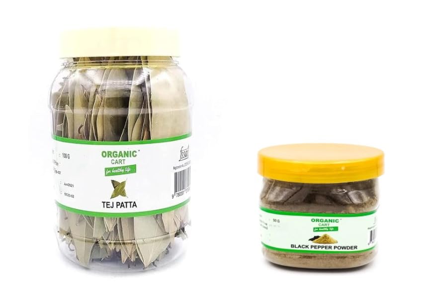 See full amazon price history chart for Organic Cart Combo of 100 Gram Tej Patta | Bay Leaves and Black Paper Powder 50 Gram (150 Gram) Organic Cart Combo of 100 Gram Tej Patta | Bay Leaves and Black Paper Powder 50 Gram (150 Gram) (B0D269HGQ5) Amazon Price History, Amazon Price Tracker