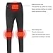 Alomejor Heated Pants, USB Electric Heating Thermostatic Knee Pads Warm Heating Pants Padded Loose Casual Pants with Pockets for Men (L)
