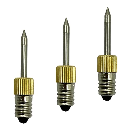 F Fityle 3 PCS Punte, Punte Saldatore Stagno, Punte di Saldatura per Saldatura, Testina di Saldatura USB per Strumenti per Punte di Saldatura con Interfaccia E10