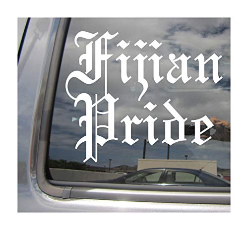 Fijian Pride Old English Fiji Car Truck Helmet Vinyl Decal