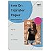 PPD Inkjet Iron-On Dark T Shirt Transfers Paper LTR 8.5x11" Pack of 20 Sheets (PPD004-20)