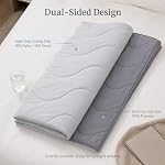 Cooling Comforter Twin Size, Double-Sided Cool Design for Hot Sleepers, Lightweight & Breathable Comforter for Night Sweats, Cool to the Touch Cover, 68 x 90 Inches