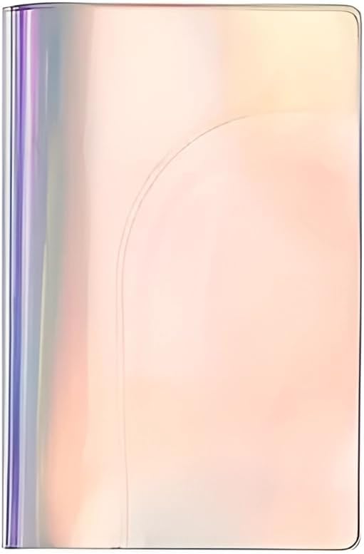 MAIMAI Boutique Passport Cover Clear Plastic Passport Protector Case Passport Sleeve Color Laser Transparent Passport Holder Travel Document Organizer Clear